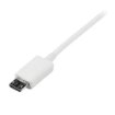 Picture of Startech.Com 0.5m White Micro Usb Cable - a To Micro B - USBPAUB50CMW