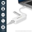 Picture of Startech.Com Usb 3.0 To Gigabit Ethernet Adapter Nic W/ Usb Port - White - USB31000SPTW