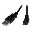Picture of Startech.Com 2m Micro Usb Cable - a To Down Angle Micro B - USBAUB2MD