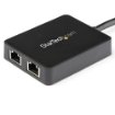 Picture of Startech.Com Usb 3.0 To Dual Port Gigabit Ethernet Adapter Nic W/ Usb Port - USB32000SPT
