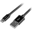 Picture of Startech.Com 2 M (6 Ft.) Usb To Lightning Cable - Long Iphone / Ipad / Ipod Charger Cable - Lightning To Usb Cable - Apple Mfi Certified - Black - USBLT2MB