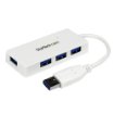 Picture of Startech.Com Portable 4 Port Superspeed Mini Usb 3.0 Hub - White~Portable 4 Port Superspeed Mini Usb 3.0 Hub - 5Gbps - White - St4300minu3w