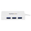 Picture of Startech.Com Portable 4 Port Superspeed Mini Usb 3.0 Hub - White~Portable 4 Port Superspeed Mini Usb 3.0 Hub - 5Gbps - White - St4300minu3w