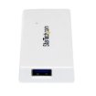 Picture of Startech.Com Portable 4 Port Superspeed Mini Usb 3.0 Hub - White~Portable 4 Port Superspeed Mini Usb 3.0 Hub - 5Gbps - White - St4300minu3w