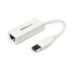 Picture of Startech.Com Usb 3.0 To Gigabit Ethernet Network Adapter, 10/100/1000 Mbps, Usb To RJ45, Usb 3.0 To Lan Adapter, Usb 3.0 Ethernet Adapter (Gbe), Taa Complaint - USB31000SW