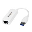 Picture of Startech.Com Usb 3.0 To Gigabit Ethernet Network Adapter, 10/100/1000 Mbps, Usb To RJ45, Usb 3.0 To Lan Adapter, Usb 3.0 Ethernet Adapter (Gbe), Taa Complaint - USB31000SW