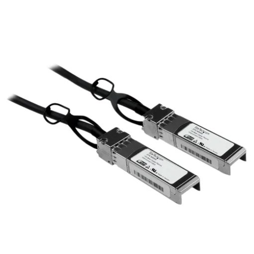Picture of Startech.Com Cisco SFP-H10GB-CU5M Compatible 5m 10G Sfp+ To Sfp+ Direct Attach Cable Twinax - 10GbE Sfp+ Copper Dac 10 Gbps Low Power Passive Mini Gbic/Transceiver Module Dac Firepower ASR920 ASR9000 - SFPCMM5M