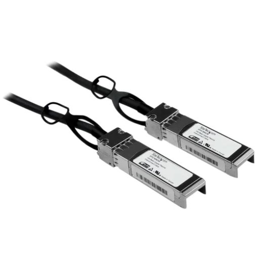 Picture of Startech.Com Cisco SFP-H10GB-CU2M Compatible 2m 10G Sfp+ To Sfp+ Direct Attach Cable Twinax - 10GbE Sfp+ Copper Dac 10 Gbps Low Power Passive Mini Gbic/Transceiver Module Dac Firepower ASR920 ASR9000 - SFPCMM2M