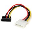 Picture of Startech.Com 6in 4 Pin LP4 To Left Angle Sata Power Cable Adapter - Satapowadpl