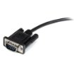 Picture of Startech.Com 1m Black Straight Through DB9 RS232 Serial Cable - M/F - MXT1001MBK