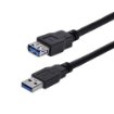 Picture of Startech.Com 1m Black Superspeed Usb 3.0 Extension Cable a To a - M/F - Usb3sext1mbk