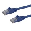 Picture of Startech.Com 2m CAT6 Ethernet Cable - Blue Cat 6 Gigabit Ethernet Wire -650MHz 100W Poe RJ45 Utp Network/Patch Cord Snagless W/Strain Relief Fluke Tested/Wiring Is Ul Certified/Tia - N6patc2mbl