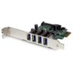 Picture of Startech.Com 4 Port Pci Express Pcie Superspeed Usb 3.0 Controller Card Adapter with Uasp - Sata Power - Pexusb3s4v