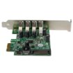 Picture of Startech.Com 4 Port Pci Express Pcie Superspeed Usb 3.0 Controller Card Adapter with Uasp - Sata Power - Pexusb3s4v