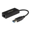 Picture of Startech.Com Usb 3.0 To Gigabit Ethernet Network Adapter, 10/100/1000 Mbps, Usb To RJ45, Usb 3.0 To Lan Adapter, Usb 3.0 Ethernet Adapter (Gbe), Taa Complaint - USB31000S