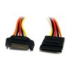 Picture of Startech.Com 12in 15 Pin Sata Power Extension Cable - SATAPOWEXT12