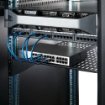 Picture of Startech.Com 2U Server Rack Shelf - Universal Vented Rack Mount Cantilever Tray for 19" Network Equipment Rack & Cabinet - Heavy Duty Steel – Weight Capacity 50lb/23kg - 22" Deep Shelf, Black - CABSHELF22V