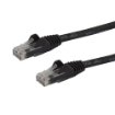 Picture of Startech.Com 7m CAT6 Ethernet Cable - Black Cat 6 Gigabit Ethernet Wire -650MHz 100W Poe RJ45 Utp Network/Patch Cord Snagless W/Strain Relief Fluke Tested/Wiring Is Ul Certified/Tia - N6patc7mbk