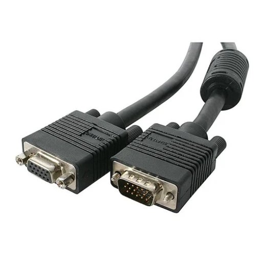 Picture of Startech.Com 15m Coax High Resolution Monitor Vga Video Extension Cable - HD15 M/F - MXTHQ15M