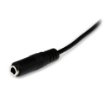 Picture of Startech.Com 1m Slim 3.5mm Stereo Extension Audio Cable - M/F - MU1MMFS