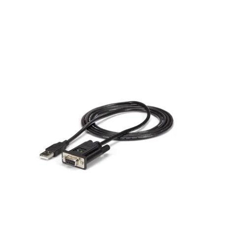 Picture of Startech.Com 6ft (1.8m) 1-Port Usb To Serial RS232 Adapter, Ftdi DB9 Serial Dce Adapter Cable, Null Modem, Usb 2.0 - Taa - ICUSB232FTN