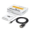Picture of Startech.Com 6ft (1.8m) 1-Port Usb To Serial RS232 Adapter, Ftdi DB9 Serial Dce Adapter Cable, Null Modem, Usb 2.0 - Taa - ICUSB232FTN