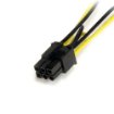 Picture of Startech.Com 6in Sata Power To 6 Pin Pci Express Video Card Power Cable Adapter - Satpciexadap
