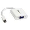Picture of Startech.Com Mini Displayport To Vga Adapter - Active Mini Dp To Vga Converter - 1080p Video - Mdp or Thunderbolt 1/2 Mac/Pc To Vga Monitor/Projector/Display - Mdp 1.2 To Vga Dongle - White - MDP2VGAW