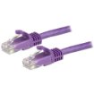 Picture of Startech.Com 15m CAT6 Ethernet Cable - Purple Cat 6 Gigabit Ethernet Wire -650MHz 100W Poe RJ45 Utp Network/Patch Cord Snagless W/Strain Relief Fluke Tested/Wiring Is Ul Certified/Tia - N6patc15mpl