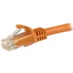 Picture of Startech.Com 15m CAT6 Ethernet Cable - Orange Cat 6 Gigabit Ethernet Wire -650MHz 100W Poe RJ45 Utp Network/Patch Cord Snagless W/Strain Relief Fluke Tested/Wiring Is Ul Certified/Tia - N6patc15mor