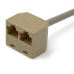 Picture of Startech.Com 2-To-1 RJ45 Splitter Cable Adapter - F/M - RJ45SPLITTER