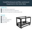 Picture of Startech.Com 2U Fixed 19" Adjustable Depth Universal Server Rack Rails - UNIRAILS2U