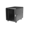 Picture of Startech.Com 4-Post 12U Server Rack Cabinet, Lockable 19" Data Rack Cabinet for Computer / Av / It Equipment, Office / Home Network Rack with Casters & Adjustable Mounting Rails - RK1236BKF