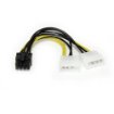 Picture of Startech.Com 6in LP4 To 8 Pin Pci Express Video Card Power Cable Adapter - Lp4pciex8adp