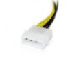 Picture of Startech.Com 6in LP4 To 8 Pin Pci Express Video Card Power Cable Adapter - Lp4pciex8adp