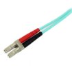 Picture of Startech.Com 2m (6ft) Lc/Upc To Sc/Upc OM3 Multimode Fiber Optic Cable, Full Duplex 50/125Μm Zipcord Fiber Cable, 100G, Low Insertion Loss, Lszh Fiber Jumper Cord - A50fblcsc2