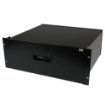 Picture of Startech.Com 4U Black Steel Storage Drawer for 19in Racks and Cabinets - 4UDRAWER