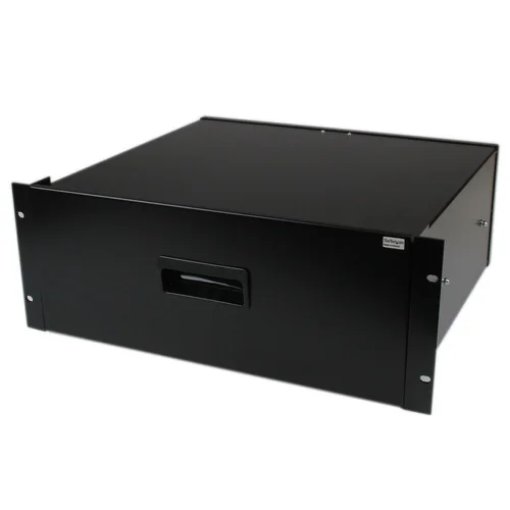 Picture of Startech.Com 4U Black Steel Storage Drawer for 19in Racks and Cabinets - 4UDRAWER