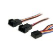 Picture of Startech.Com 12in 4 Pin Fan Power Splitter Cable - F/M - Fan4split12