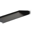 Picture of Startech.Com 1U Server Rack Shelf, Universal Rack Mount Cantilever Tray for 19" Network Equipment Rack/Cabinet, Heavy Duty Steel, Weight Capacity 33lb/15kg, 7in (18cm) Deep - CABSHELF1U
