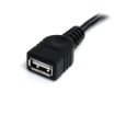 Picture of Startech.Com 10 Ft Black Usb 2.0 Extension Cable a To a - M/F - USBEXTAA10BK