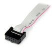 Picture of Startech.Com 16in (40cm) 9 Pin Serial Male To 10 Pin Motherboard Header Slot Plate - Plate9m16