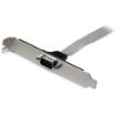 Picture of Startech.Com 16in (40cm) 9 Pin Serial Male To 10 Pin Motherboard Header Slot Plate - Plate9m16
