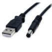 Picture of Startech.Com Usb To 5.5mm Power Cable - Type M Barrel - 3 Ft - USB2TYPEM