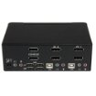 Picture of Startech.Com 2 Port Dual Displayport Usb Kvm Switch with Audio & Usb 2.0 Hub - SV231DPDDUA