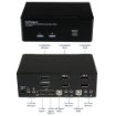 Picture of Startech.Com 2 Port Dual Displayport Usb Kvm Switch with Audio & Usb 2.0 Hub - SV231DPDDUA