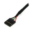 Picture of Startech.Com 18in Internal 5 Pin Usb Idc Motherboard Header Cable – F/F - USBINT5PIN