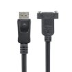 Picture of Startech.Com 3ft (1m) Panel Mount Displayport Cable - 4K X 2K - Displayport 1.2 Extension Cable Male To Female - Dp Video Extender Cord with Panel Mount Dp Connector - Dp Monitor Cable - DPPNLFM3