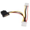 Picture of Startech.Com Sata To LP4 Power Cable Adapter with 2 Additional LP4 - Lp4satafm2l