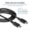 Picture of Startech.Com 6ft (2m) Displayport 1.2 Cable - 4K X 2K Ultra Hd Vesa Certified Displayport Cable - Dp To Dp Cable for Monitor - Dp Video/Display Cord - Latching Dp Connectors - DISPLPORT6L